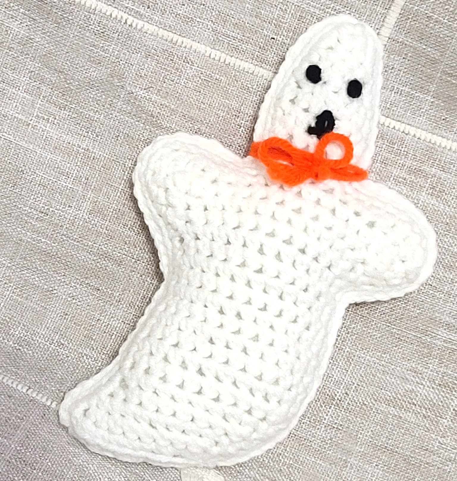 Crochet amigurumi halloween simple ghost 6 inches